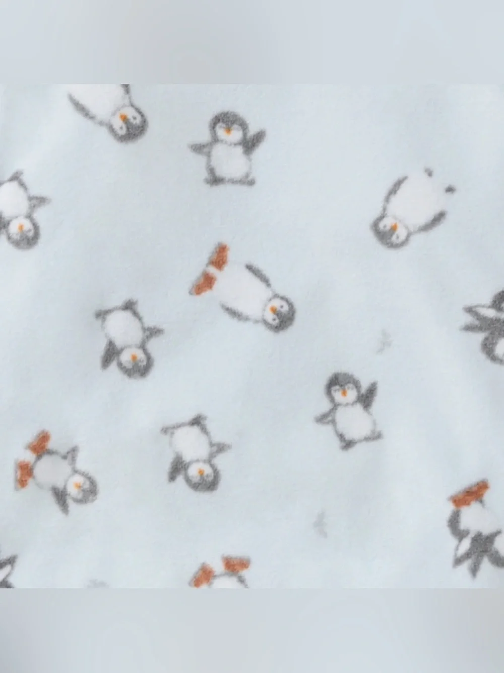 Burt’s Bees Toddler Penguins 🐧 On Ice 🧊 Micro-fleece Pajamas 5T